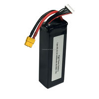 Batterie LiPo haute puissance 6S 70C 22V 5000mAh rechargeable à décharge rapide pour drone de course FPV quadricoptère RC