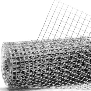 Rouleau de treillis gabion galvanisé 2x2,5 pouces en fil d'acier soudé pour mur de soutènement, cage à pierres et aménagement paysager - Product Image 5