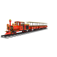 Train électrique miniature pour enfants Hualong China Kids Park Shop, manège de parc d'attractions extérieur, fabricants de jeux pour la vente