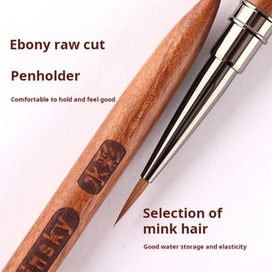 Pincel de Pelo Kolinsky de Alta Calidad para Pintar Uñas, Mango de Madera, Pincel de Acuarela para Belleza y Arte de Uñas - Product Image 3