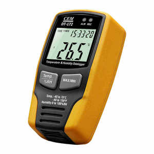 เครื่องบันทึกข้อมูลอุณหภูมิและความชื้น CEM DT-172 ช่วงการวัด -40C ถึง 70C ความแม่นยำ 1C การวัดความชื้นสัมพัทธ์ 0-100%RH - Product Image 2