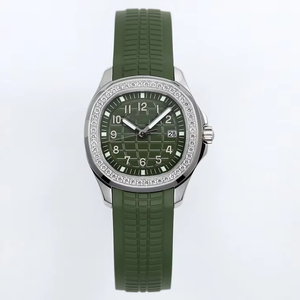 ZF นาฬิกาควอตซ์สำหรับผู้หญิงสายรัดข้อมือยางสีเขียว5267การเคลื่อนไหวของ250SC - Product Image 1