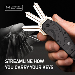 Organizador de Llaves Compacto de Aluminio Metálico <span class=keywords><strong>Cyberpunk</strong></span> 2026, Llavero para Apple Findmy, Regalo de Navidad - Product Image 2