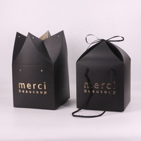 Pyramiden förmige Kosmetik verpackung Geschenk box Elegante Papier box für Kosmetik geschenke