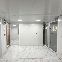 Maison conteneur modulaire de luxe préfabriquée à structure en acier, extensible, quatre chambres, 20 pieds, 40 pieds, à prix réduit, pour appartement et centre commercial