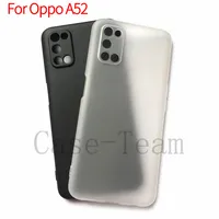 החלבית רך tpu טלפון סלולרי מקרה עבור Oppo A52, מפעל סיטונאי מט שקוף פודינג case כיסוי עבור Oppo A52