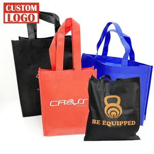 Custom Logo Printed Non-Woven Bag Shopping Tote Nonwoven Bag Non Woven Bags 100 Gsm