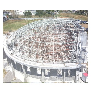 조립식 공간 구조 아치 지붕 홀 강철 구조물 상점가 산업 건물 - Product Image 5