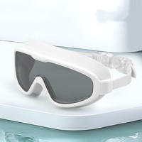 Lunettes de natation pour adultes, étanches, anti-buée, protection UV, verres en verre trempé pour hommes et femmes avec correction de la myopie
