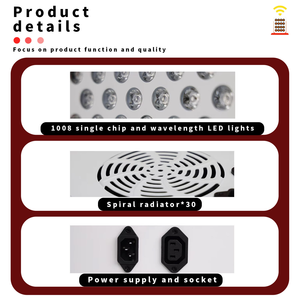 Panel Terapi Cahaya Merah untuk Meredakan Nyeri Kronis yang Dapat Disesuaikan (Kode ILY) 660nm 850nm Panel Terapi Cahaya Merah LED - Product Image 6