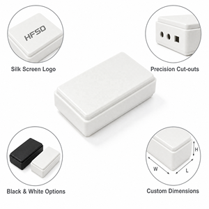 Boîtier en plastique ABS OEM pour batterie, boîtier électronique, boîtier de dispositif PCB, boîte de jonction, boîtier en plastique pour électronique - Product Image 4