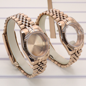 Bracelet de montre en acier inoxydable personnalisé pièces mécaniques modifiées de haute <span class=keywords><strong>précision</strong></span> insert de lunette cannelée pour mouvement <span class=keywords><strong>Seiko</strong></span> <span class=keywords><strong>NH35</strong></span> 8215 - Product Image 2