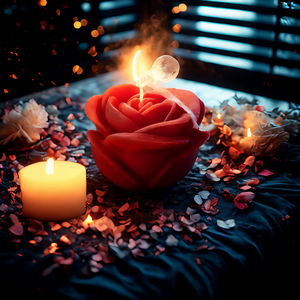 Candela Profumata Artigianale Youlun in Cera di Soia a Forma di Rosa di <span class=keywords><strong>Piccole</strong></span> Dimensioni, Idea Regalo per Matrimoni, Proposte di Matrimonio, Cene e Occasioni Romantiche - Product Image 1