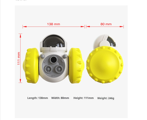 Snack interattivo per Pet Puzzle: Tumbler per l'allenamento con prelibatezze nascoste, Balance Car-Dispensing e traballante giocattolo per cani