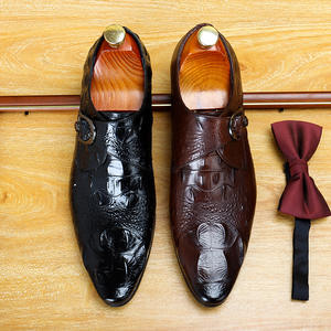 Stylish Comfortable British Gentle Gentleman Retro Handmade Genuine Leather <b>Shoes</b>, High-end Casual German Training, Thick-<b>soled</b> - Product Image 5