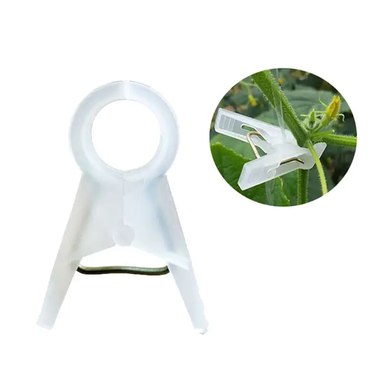 Plastic Support Clips Vines Grow Upright Tool Plant Leaf Fixing Clips Plant Clips For Climbing Plants