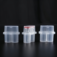 Boîtes en plastique transparent jetables de 3 ml à 20 ml (lot de 10) pour poudre lyophilisée et stockage de vaccins, étui pour peptides - Vente en gros