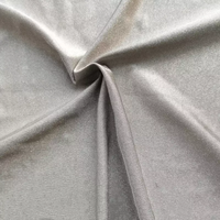 Tissu extensible doux et lavable 100 % en fil enduit d'argent teint pour doublure de tissu Faraday bloquant les EMF/RFID/EMI/RF