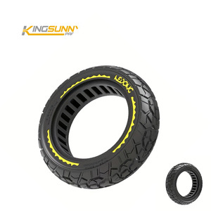 Pièces de Scooter électrique 9.5*2.5 pneu solide tout-terrain pour <span class=keywords><strong>NIU</strong></span> <span class=keywords><strong>KQi3</strong></span> Pro/Max Kickscooter roue en caoutchouc 9.5*2.50 pneu solide en nid d'abeille - Product Image 4