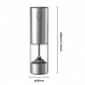 Wholesale Stainless Steel Salt & <b>Pepper</b> Electric <b>Pepper</b> <b>Grinder</b> Mills - Product Image 4