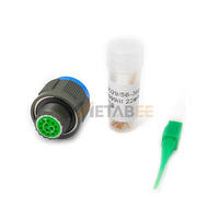 Steker Bundar D38999/26WB35PN 13 Pin # Cangkang Aluminium Kontak 22D