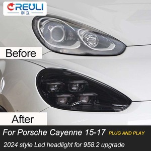 Faros Delanteros LED Estilo Matriz PDLS Plug and Play 2024 de CREULI para <span class=keywords><strong>Porsche</strong></span> <span class=keywords><strong>Cayenne</strong></span> 958.2 <span class=keywords><strong>2015</strong></span>-2017, Accesorios para Automóviles de Alta Calidad - Product Image 4