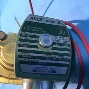 Vanne solénoïde Asco 3/4 po normalement fermée AC 220 V en laiton pour le contrôle de l'eau - Product Image 3
