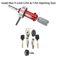 Outil d'ouverture ATM Israël Mul-T-Lock 5 et 7 broches, décodeurs multiples, outil de serrurier pour crochets et décodage de serrures de porte Mul-T-Lock
