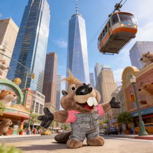 Peluche Personalizado <span class=keywords><strong>de</strong></span> Capibara <span class=keywords><strong>de</strong></span> Zootopia, Regalo Adorable, Animal <span class=keywords><strong>de</strong></span> Peluche <span class=keywords><strong>de</strong></span> Alta Calidad - Product Image 1