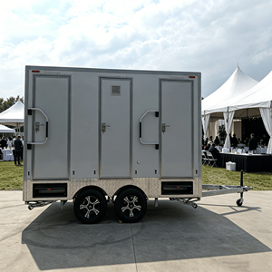 Remolque de Baño Móvil de Lujo VIP, Ducha para Eventos al Aire Libre, Bodas, Baño Portátil Ecológico, Inodoro Portátil - Product Image 3