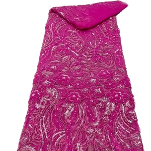 Dernière Broderie <span class=keywords><strong>Suisse</strong></span> Voile Dentelle Tissu Sequin Français Dentelle Coton Dentelle pour Dame Vêtement - Product Image 4