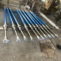 arbres d'hélice marins en acier inoxydable sur mesure, arbres de transmission pour navires, arbres de quille longs et arbres de quille courts
