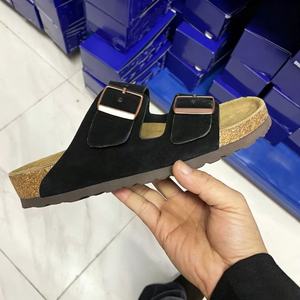 Oem para <span class=keywords><strong>Arizona</strong></span> <span class=keywords><strong>Eva</strong></span> para zapatillas Base de corcho cuero de vaca suelas superiores antideslizantes moda cómoda estándar Birkenstocks primavera - Product Image 4