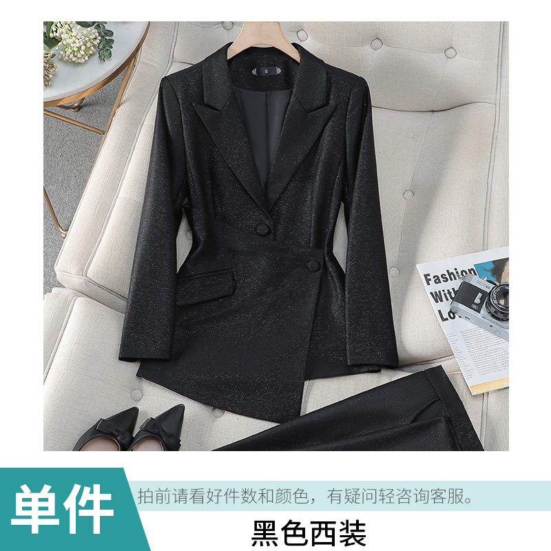 black suit