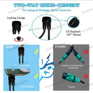 Kit d'irrigation atomisant à verrouillage orange 1/2 po pour micro-irrigation goutte à goutte, efficace et facile à installer - Product Image 5