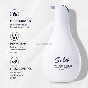 <span class=keywords><strong>Gel</strong></span> Bio Relaxant Personnalisé pour Cheveux, Marque Privée, Crèmes Naturelles Véganes au Beurre de Karité pour Cheveux Bouclés et Frisés - Product Image 2