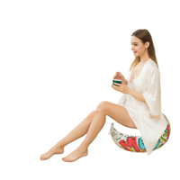Sofá Cama Inflable Portátil Moderno OEM para Camping, Sillón Chaise Longue de PVC con Diseño Graffiti, Mueble de Salón