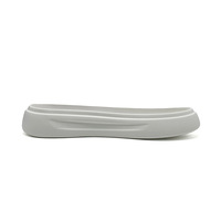 Semelle de chaussure blanche, semelle EVA épaisse à hauteur accrue, semelle extérieure pour baskets et chaussures décontractées, absorption des chocs, semelle extérieure personnalisée pour l'extérieur