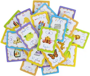 Arabische Spelling Leren Speelgoed Houten Alfabet En Flash Kaarten Puzzel Spelling Kaartspel Arabische Letter Educatieve Kinderen Ander Speelgoed