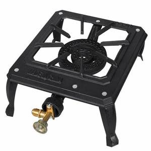 Réchaud à gaz commercial à brûleur unique pour wok, haute qualité, en fonte, portable, pour l'extérieur, avec dispositif de sécurité - Product Image 1