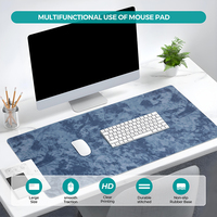 Tapis de bureau personnalisé avec design gratuit, grand tapis de souris imperméable, tapis de souris par sublimation, tapis de souris XXL personnalisé, tapis de bureau pour jeux