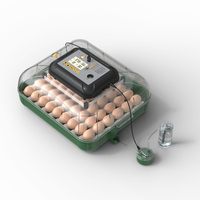 Incubateur à œufs de poulet de 53 capacités, incubateur d'œufs entièrement automatique pour l'éclosion de poulets, pigeons, cailles