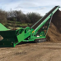 Convoyeur Radial à Chenilles pour l'Exploitation Minière et les Carrières |   Rotation à 360 degrés |   Moteur hydraulique diesel |   450-3500 T/h
