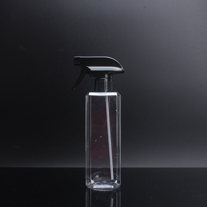 Hot Sale Manual Cosmetic Packaging Plastic <b>Bottles</b> 500ml Black Transparent <b>Spray</b> <b>Trigger</b> Sprayers Home Gardening - Product Image 5