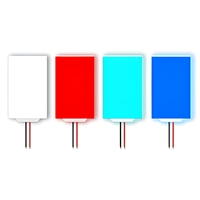 Feuille de rétroéclairage LED blanche personnalisée pour modules d'affichage LCD, haute luminosité, fine, OEM ODM avec plaque guide-lumière, directement de l'usine