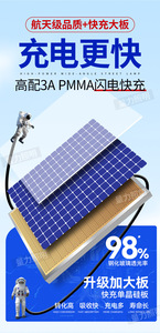Lámpara Solar de Jardín para Montaje en Pared, LED de Aluminio 5000K IP65, Gran Tamaño, Fácil Instalación, Iluminación Exterior - Product Image 5