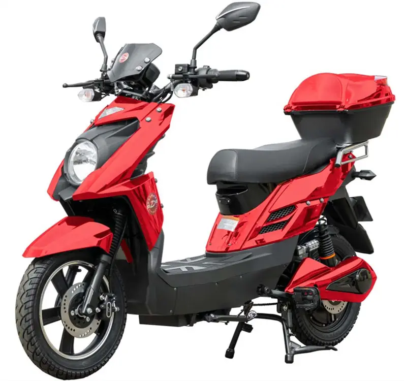 Skuter Listrik Cina 48V 500W 1000W, Moped Kecepatan Cepat dengan Pedal Bantu Penjualan Terlaris