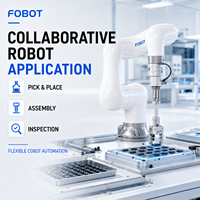 Brazo Robótico Colaborativo FOBOT IP67 con Capacidad de Carga de 20 kg, Alcance de 1420 mm, Brazo Robótico de Alta Precisión para Atención de Máquinas CNC, Directo de Fábrica