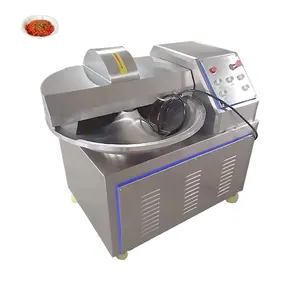 Electric meat bowl cutter machine suppliers meat bowl cutter machine 20l table meat bowl cutter used