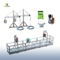 Plateforme de travail suspendue électrique à grande hauteur Zlp630 Zlp800 Zlp1000, gondole suspendue pour le nettoyage de vitres, à vendre et à louer